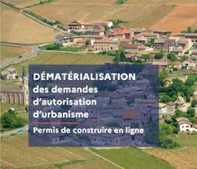 Dématérialisation des demandes d'autorisation d'urbanisme - Permis de construire en ligne