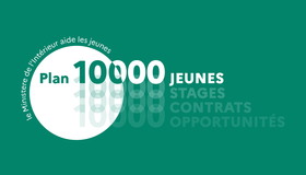 Plan 10 000 jeunes : livret de présentation des métiers du ministère de l'Intérieur
